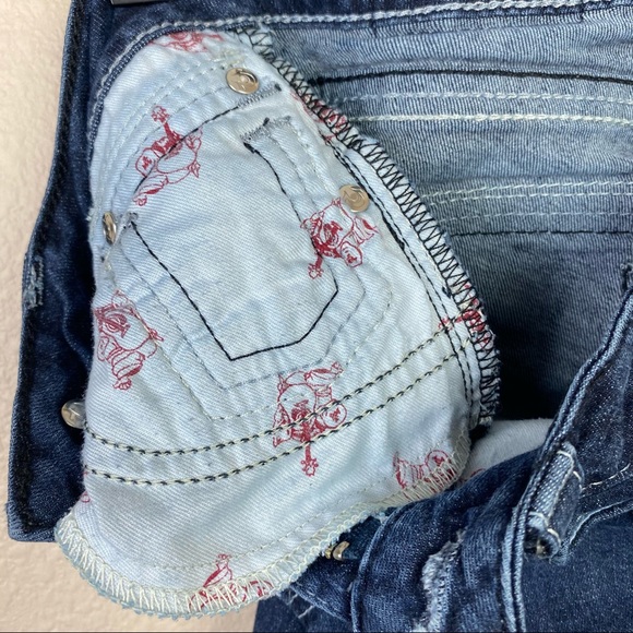 True Religion Rainbow Stitched Straight Jeans - Picture 13 of 13